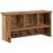 vidaXL Wall-Mounted Coat Rack Old wood 50 x 16 x 26 cm Engineered wood