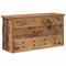 vidaXL Wall-Mounted Coat Rack Old wood 50 x 16 x 26 cm Engineered wood