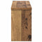 vidaXL Wall-Mounted Coat Rack Old wood 50 x 16 x 26 cm Engineered wood