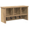 vidaXL Wall-Mounted Coat Rack with Shelf Wall-mounted with Storage Artisan oak 50 x 16 x 26 cm