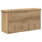 vidaXL Wall-Mounted Coat Rack with Shelf Wall-mounted with Storage Artisan oak 50 x 16 x 26 cm