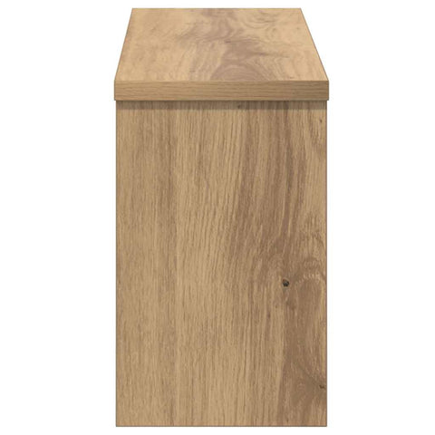vidaXL Wall-Mounted Coat Rack with Shelf Wall-mounted with Storage Artisan oak 50 x 16 x 26 cm