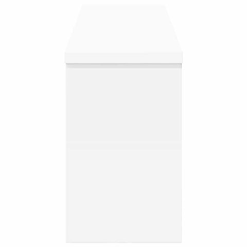 vidaXL Wall-Mounted Coat Rack White 75 x 16 x 26 cm Engineered wood