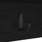 vidaXL Wall-Mounted Coat Rack with Shelf Wall-mounted with Storage Black oak 75 x 16 x 26 cm