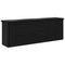 vidaXL Wall-Mounted Coat Rack with Shelf Wall-mounted with Storage Black oak 75 x 16 x 26 cm