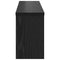 vidaXL Wall-Mounted Coat Rack with Shelf Wall-mounted with Storage Black oak 75 x 16 x 26 cm