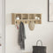 vidaXL Wall-Mounted Coat Rack with Shelf Wall-mounted with Storage Sonoma oak 75 x 16 x 26 cm