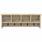 vidaXL Wall-Mounted Coat Rack with Shelf Wall-mounted with Storage Sonoma oak 75 x 16 x 26 cm