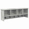 vidaXL Wall-Mounted Coat Rack with Shelf Concrete grey 75 x 16 x 26 cm