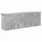 vidaXL Wall-Mounted Coat Rack with Shelf Concrete grey 75 x 16 x 26 cm