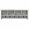 vidaXL Wall-Mounted Coat Rack with Shelf Concrete grey 75 x 16 x 26 cm