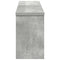 vidaXL Wall-Mounted Coat Rack with Shelf Concrete grey 75 x 16 x 26 cm
