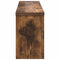 vidaXL Wall-Mounted Coat Rack with Shelf Wall-mounted with Storage Smoked oak 75 x 16 x 26 cm