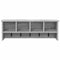 vidaXL Wall-Mounted Coat Rack with Shelf Wall-mounted with Storage Grey sonoma 75 x 16 x 26 cm
