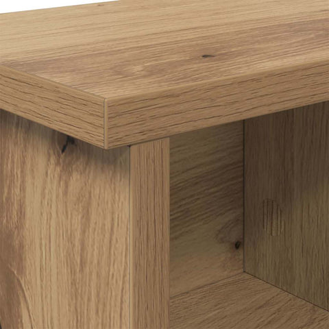 vidaXL Wall-Mounted Coat Rack with Shelf Wall-mounted with Storage Artisan oak 75 x 16 x 26 cm