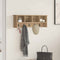 vidaXL Wall-Mounted Coat Rack with Shelf Wall-mounted with Storage Artisan oak 75 x 16 x 26 cm