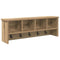 vidaXL Wall-Mounted Coat Rack with Shelf Wall-mounted with Storage Artisan oak 75 x 16 x 26 cm