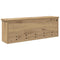 vidaXL Wall-Mounted Coat Rack with Shelf Wall-mounted with Storage Artisan oak 75 x 16 x 26 cm