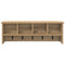 vidaXL Wall-Mounted Coat Rack with Shelf Wall-mounted with Storage Artisan oak 75 x 16 x 26 cm