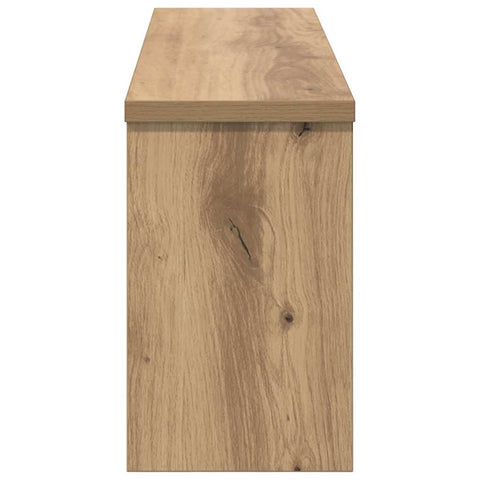 vidaXL Wall-Mounted Coat Rack with Shelf Wall-mounted with Storage Artisan oak 75 x 16 x 26 cm