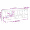 vidaXL Wall-Mounted Coat Rack with Shelf Wall-mounted with Storage Artisan oak 75 x 16 x 26 cm