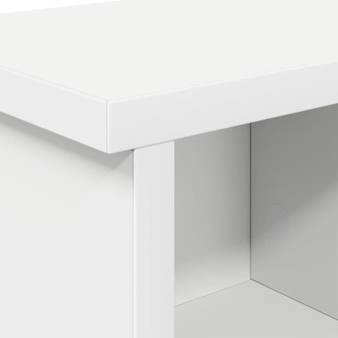 vidaXL Wall-Mounted Coat Rack White 100 x 16 x 26 cm Engineered wood