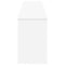 vidaXL Wall-Mounted Coat Rack White 100 x 16 x 26 cm Engineered wood