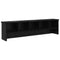 vidaXL Wall-Mounted Coat Rack with Shelf Wall-mounted with Storage Black oak 100 x 16 x 26 cm