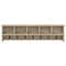 vidaXL Wall-Mounted Coat Rack with Shelf Wall-mounted with Storage Sonoma oak 100 x 16 x 26 cm