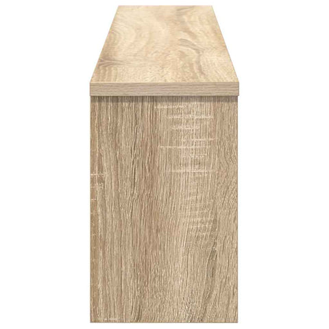 vidaXL Wall-Mounted Coat Rack with Shelf Wall-mounted with Storage Sonoma oak 100 x 16 x 26 cm
