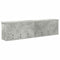 vidaXL Wall-Mounted Coat Rack Concrete grey 100 x 16 x 26 cm