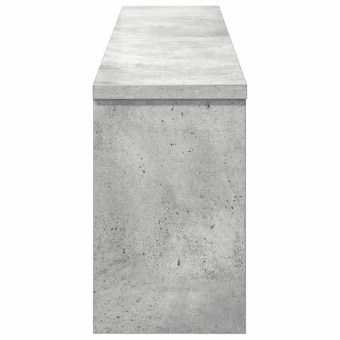 vidaXL Wall-Mounted Coat Rack Concrete grey 100 x 16 x 26 cm