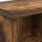 vidaXL Wall-Mounted Coat Rack with Shelf Wall-mounted with Storage Smoked oak 100 x 16 x 26 cm