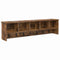 vidaXL Wall-Mounted Coat Rack with Shelf Wall-mounted with Storage Smoked oak 100 x 16 x 26 cm