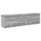vidaXL Wall-Mounted Coat Rack with Shelf Grey sonoma 100 x 16 x 26 cm