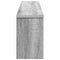 vidaXL Wall-Mounted Coat Rack with Shelf Grey sonoma 100 x 16 x 26 cm