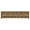 vidaXL Wall-Mounted Coat Rack with Shelf Artisan oak 100 x 16 x 26 cm