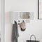 vidaXL Wall-Mounted Coat Rack White 50 x 20 x 30 cm Engineered wood