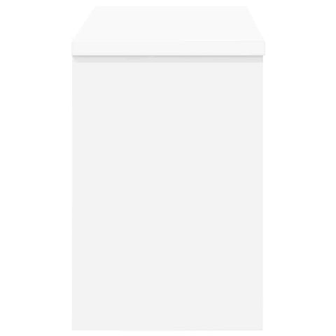 vidaXL Wall-Mounted Coat Rack White 50 x 20 x 30 cm Engineered wood