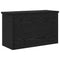 vidaXL Wall-Mounted Coat Rack with Shelf Wall-mounted with Storage with Door Black oak 50 x 20 x 30 cm