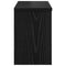 vidaXL Wall-Mounted Coat Rack with Shelf Wall-mounted with Storage with Door Black oak 50 x 20 x 30 cm