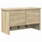 vidaXL Wall-Mounted Coat Rack with Shelf Wall-mounted with Storage with Door Sonoma oak 50 x 20 x 30 cm