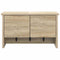 vidaXL Wall-Mounted Coat Rack with Shelf Wall-mounted with Storage with Door Sonoma oak 50 x 20 x 30 cm