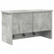 vidaXL Wall-Mounted Coat Rack with Shelf Concrete grey 50 x 20 x 30 cm