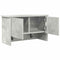 vidaXL Wall-Mounted Coat Rack with Shelf Concrete grey 50 x 20 x 30 cm