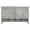 vidaXL Wall-Mounted Coat Rack with Shelf Concrete grey 50 x 20 x 30 cm
