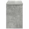 vidaXL Wall-Mounted Coat Rack with Shelf Concrete grey 50 x 20 x 30 cm
