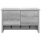 vidaXL Wall-Mounted Coat Rack with Shelf Wall-mounted with Storage with Door Grey sonoma 50 x 20 x 30 cm