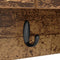vidaXL Wall-Mounted Coat Rack Old wood 50 x 20 x 30 cm Engineered wood