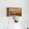 vidaXL Wall-Mounted Coat Rack Old wood 50 x 20 x 30 cm Engineered wood